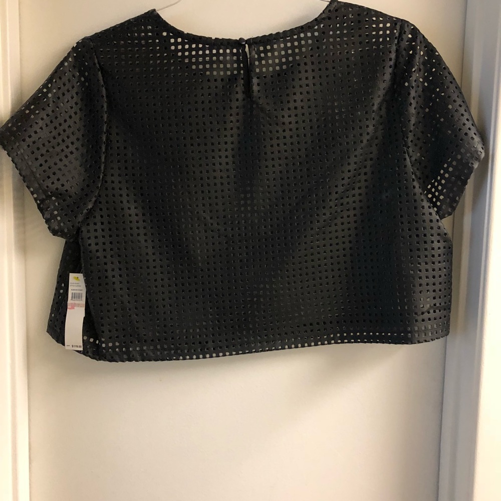 Leather perk a boo top from Dillard’s BNWT